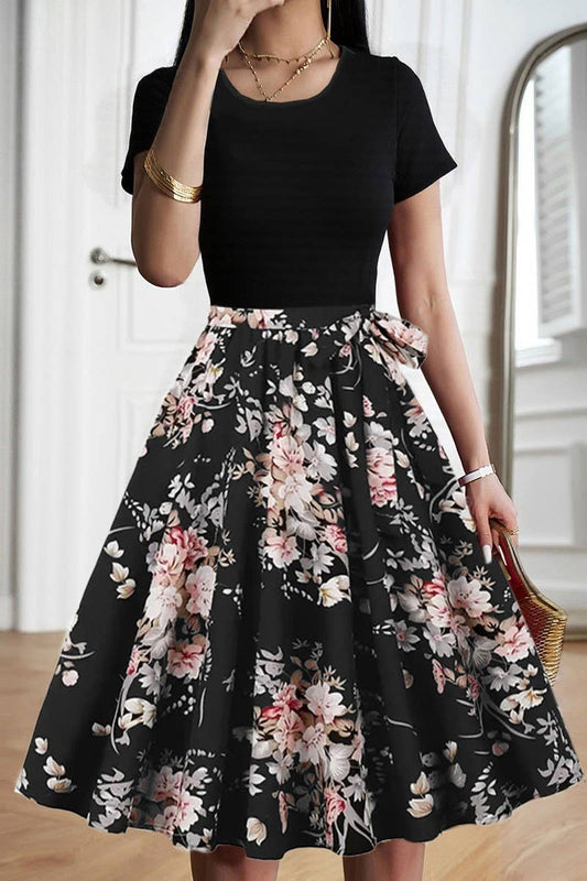 Vintage Midi Dress Floral